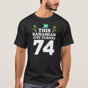 Camiseta Este bahameño acaba de cumplir 74 años en Bahamas