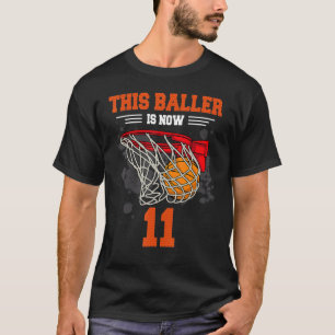 Camiseta Este Baller es ahora 11 Baloncesto 11 cumpleaños 1