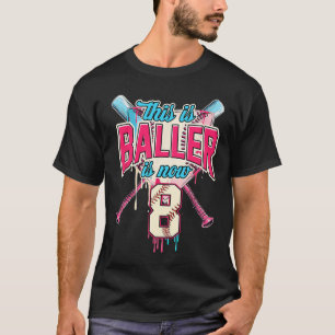 Camiseta Este Baller Es Ahora 8 Helados Drin Béisbol 8B