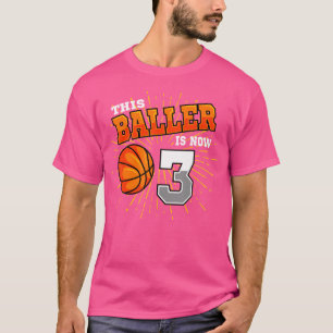 Camiseta Este Baller Es Ahora Un Fiesta De 3 Años De Balonc