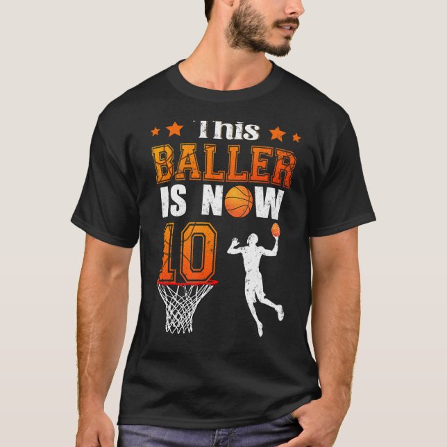Camiseta Este Baller Es Ahora Un Tema De Baloncesto De 10 A (Anverso)