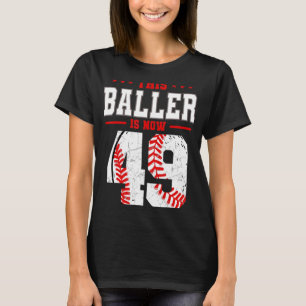 Camiseta Este Baller Es Hoy Día Del Béisbol De 50 Años