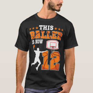 Camiseta Este Baller Es Ya Un Basketbal De Cumpleaños De 12