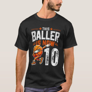 Camiseta Este Baller tiene ahora 10 años de edad en balonce