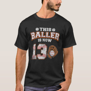 Camiseta Este Baller Tiene Ahora 13 Años Y 13 Años Baseb