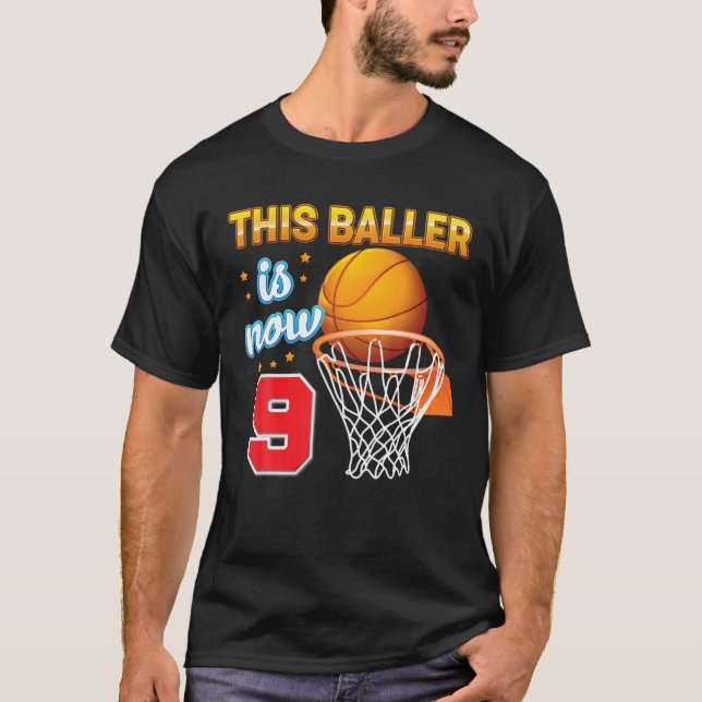 Camiseta Este Baller Tiene Ahora 9 Años De Edad Novena Bask (Anverso)
