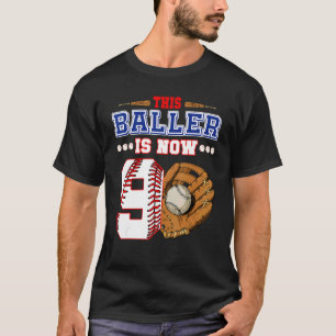 Camiseta Este Baller Tiene Ahora Nueve Años Y Noveno Bas De