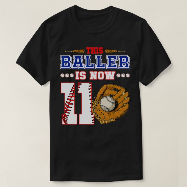 Camiseta Este Baller tiene ahora once años (Diseño del anverso)