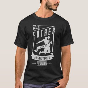 Camiseta Este baloncesto de los amores de padre para el
