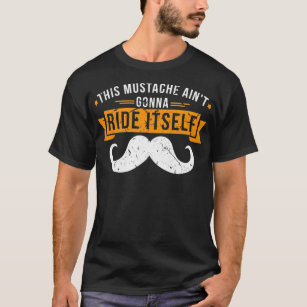 Camiseta Este bigote no va a ir en auto diseño 