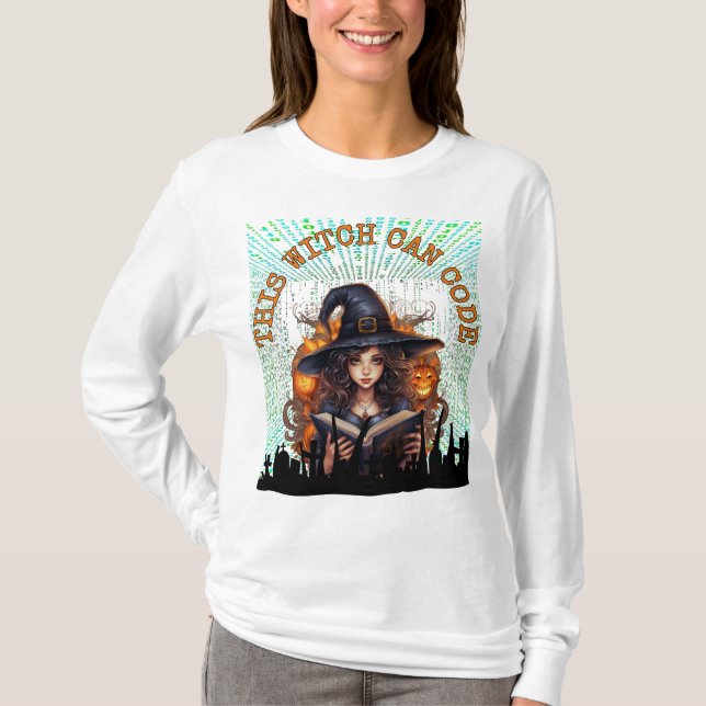 Camiseta Este brujo puede codificar (Anverso)