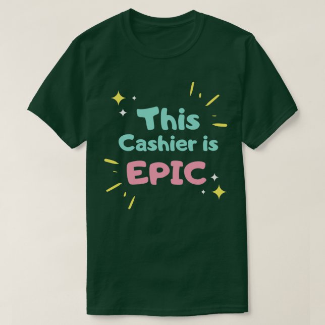 Camiseta Este cajero es ÉPICO (Diseño del anverso)