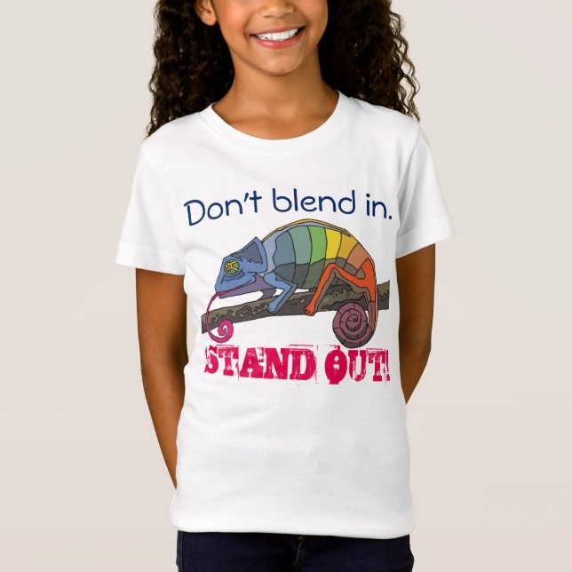 Camiseta Este camaleón no mezcla adentro… (Anverso)