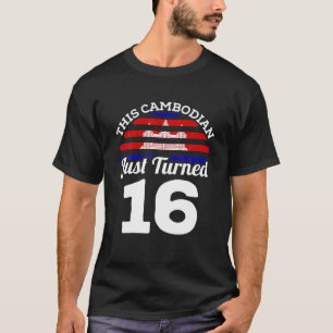 Camiseta Este Camboyano Acaba De Cumplir 16 Años En Camboya