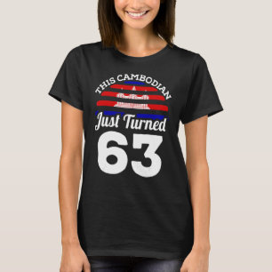Camiseta Este camboyano acaba de cumplir 63 años en Camboya