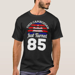 Camiseta Este camboyano acaba de cumplir 85 años en Camboya