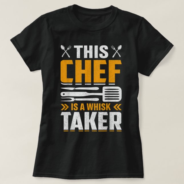 Camiseta Este Chef Es Un Chef De Wisk Taker Guay Chef Cook  (Diseño del anverso)