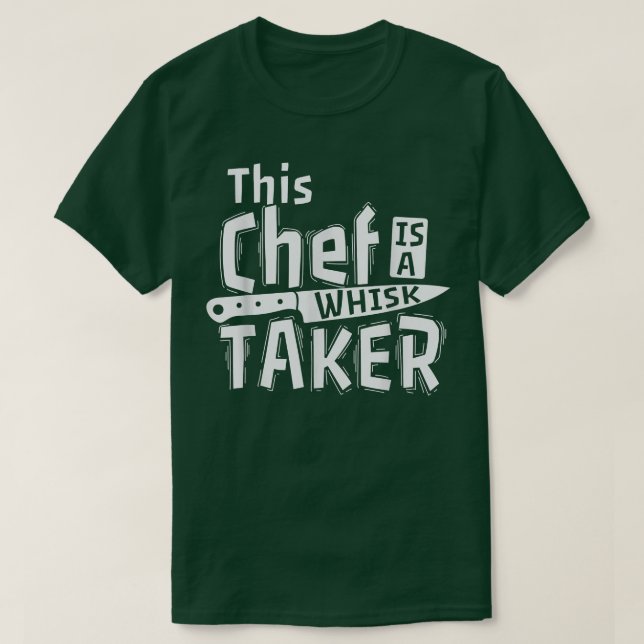 Camiseta Este chef es un cocinero de Whisktaker que cocina (Diseño del anverso)