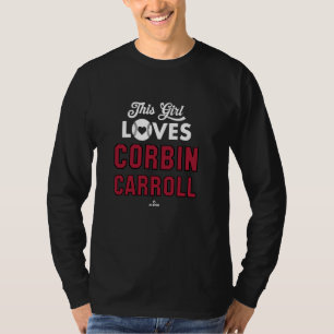 Camiseta Este Chica ama a Corbin Carroll Arizona Baseball M