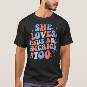 Camiseta Este Chica Ama A Jesús Por Las Mujeres Jesús Crist