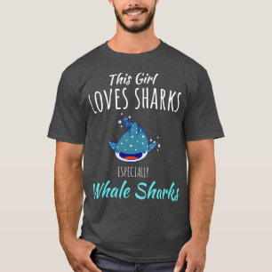 Camiseta Este Chica ama a los tiburones, especialmente a lo
