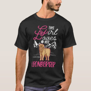 Camiseta Este Chica ama a su Chica Leonberger