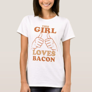 Camiseta Este CHICA ama idea del regalo del amor del tocino