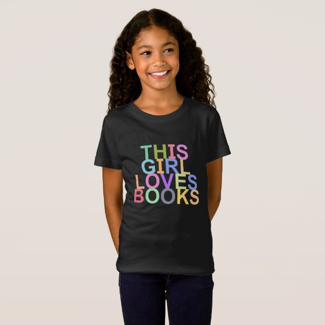 CAMISETA ESTE CHICA AMA LOS LIBROS (Anverso completo)