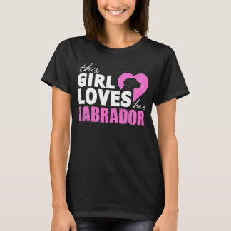 Camiseta Este chica ama su Labrador
