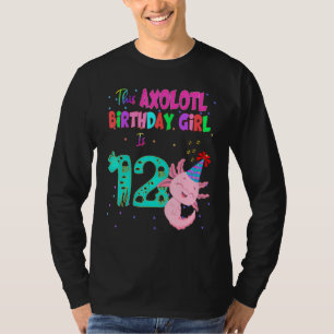 Camiseta Este Chica Axolotl Es Salamandra Anfibio De 12 Año