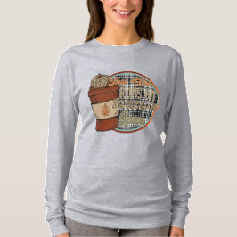 Camiseta Este Chica corre con la especia de calabaza