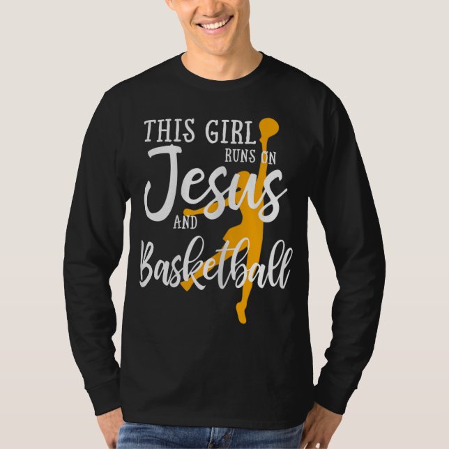Camiseta Este Chica Corre Sobre Jesús Y Cristianos Cristian (Anverso)
