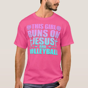 Camiseta Este Chica Corre Sobre Jesús Y La Novedad De Volei
