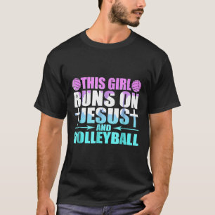 Camiseta Este Chica Corre Sobre Jesús Y La Novedad De Volei
