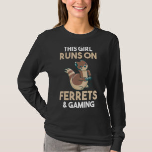 Camiseta Este Chica Corre Sobre Juegos Y Ferretes