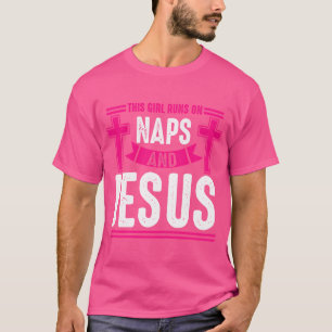 Camiseta Este Chica Corre Sobre Los Napas Jesús