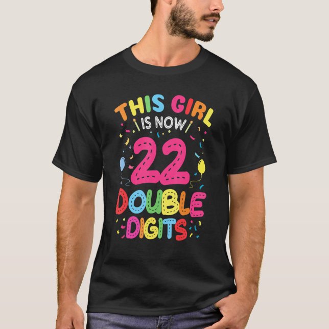 Camiseta Este Chica cumple 22 años (Anverso)