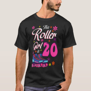 Camiseta Este Chica De Roller Es 20 Patines De Patinaje De 