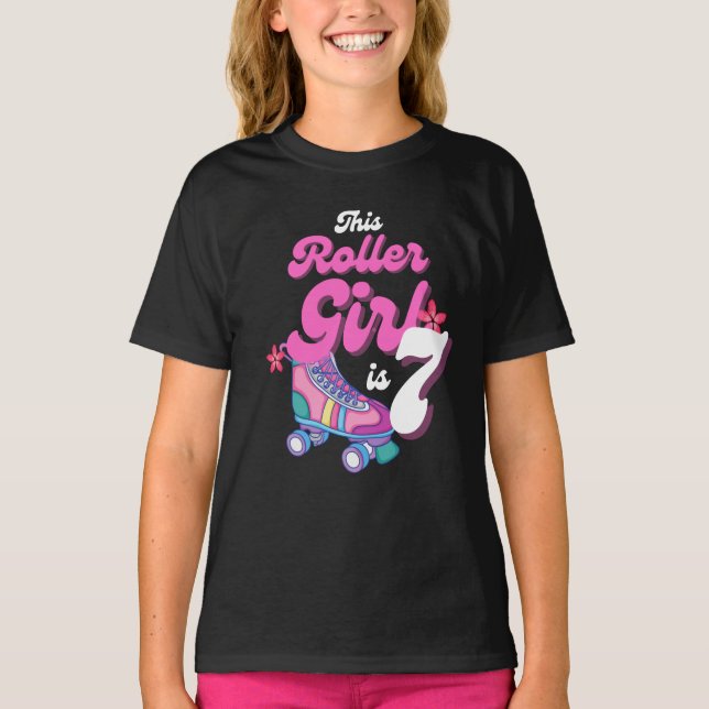 Camiseta Este Chica De Roller Es Una Idea De Regalo De Pati (Anverso)
