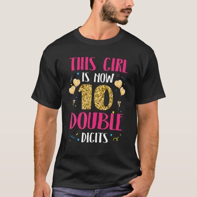 Camiseta Este Chica Es Ahora De 10 Dígitos Dobles - Décimo  (Anverso)