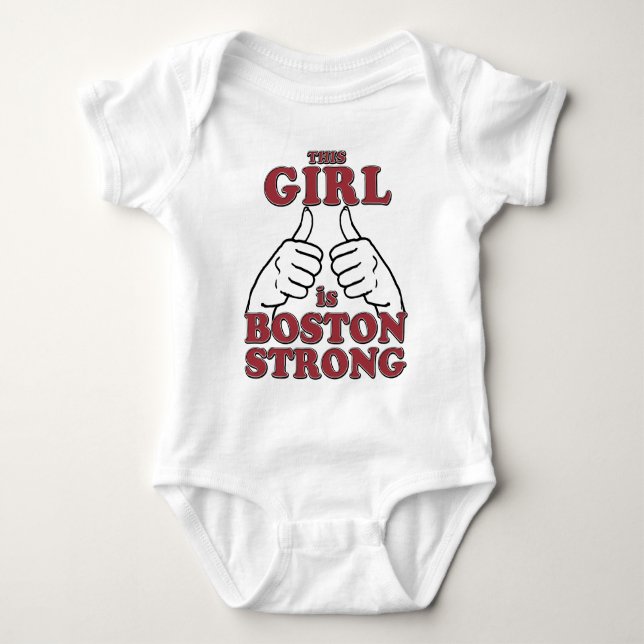 Camiseta Este CHICA es Boston fuerte (Anverso)