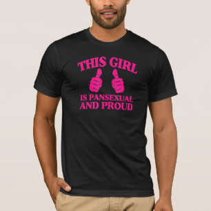 Camiseta Este Chica Es Pansexual Y Orgulloso Pan Pride Dos