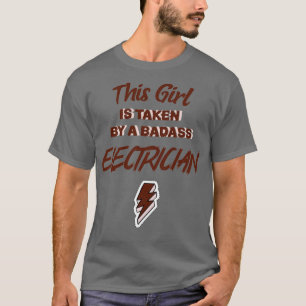 Camiseta Este Chica Es Tomado Por Un Electricista De Badass
