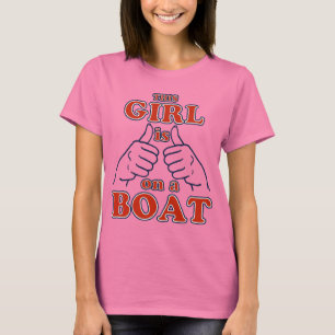 Camiseta Este Chica está en un bote