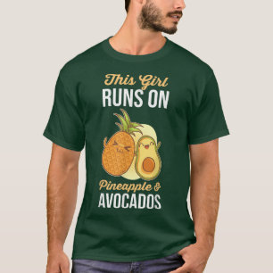 Camiseta Este Chica funciona con piña y aguacates