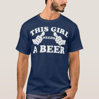 Camiseta Este Chica necesita una cerveza