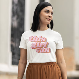 Camiseta Este Chica puede retractar una cita Inspiradora po