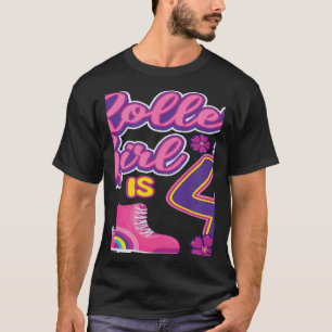 Camiseta Este Chica Roller es una patineta de patinaje sobr