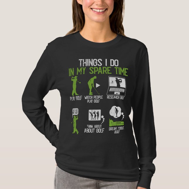 Camiseta Este Chica Sabe Cómo Par Funny Lets Fiesta Golf G (Anverso)