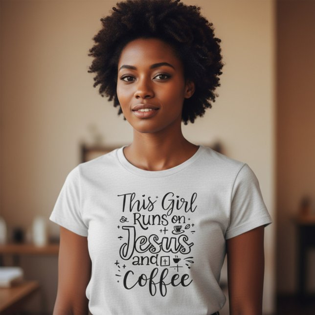 Camiseta Este Chica se enfrenta a Jesús y a los cristianos  (Subido por el creador)